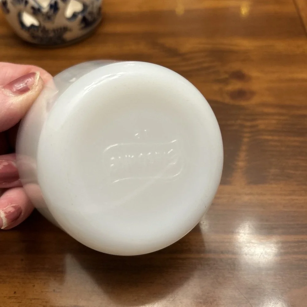 Vintage White GLASSBAKE 3 Inch Prep Cup‎ Bowl Dish
